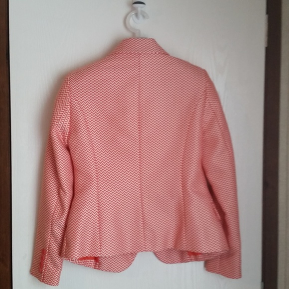 NWT Liz Claiborne chevron-print blazer (PXS) - Picture 3 of 5